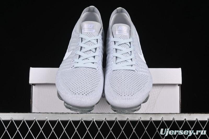 Nike Vapormax Flyknit Breathable Casual Running Shoes with Full-Length Air Cushion - 849558-100