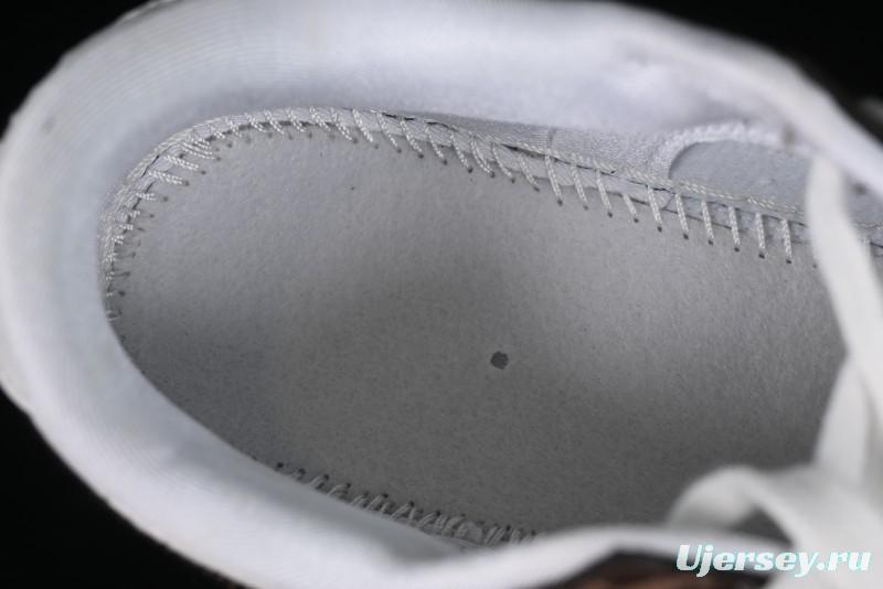 Nike SB Dunk Low LV Collaboration - Embossed White Brown Print Anniversary High-End Custom Low-Top Casual Sneakers - DQ1098-360