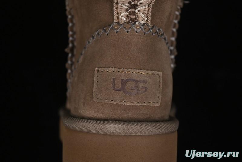 UGG Classic Mini Alpine Shearling Lined Snow Boots - 1158251