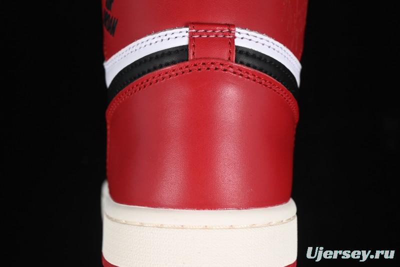 Nike Air Jordan 1 High OG Retro Basketball Shoes with Black Toe Design - DZ5485-106