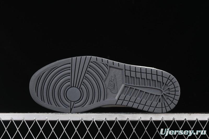 Nike Travis Scott x Fragment Design x Air Jordan 1 Low OG SP AJ1 Casual Sneakers - DM7866-018