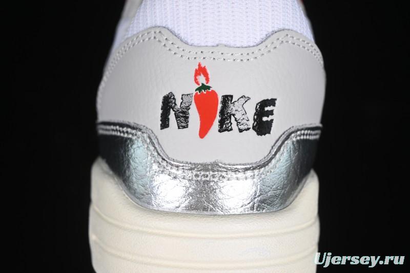 Nike Air Max 1 Retro Running Shoes with Half-Sole Air Cushion - HF7746-100