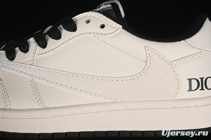 Nike Travis Scott x Fragment Design x Air Jordan 1 Low OG SP AJ1 Retro Casual Sneakers - LJ5188-025