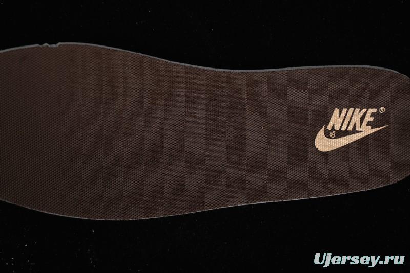 Nike SB Dunk Low SUP Collaboration - Distressed Black Swoosh Anniversary Custom Low-Top Skate Shoes - MM1089-021