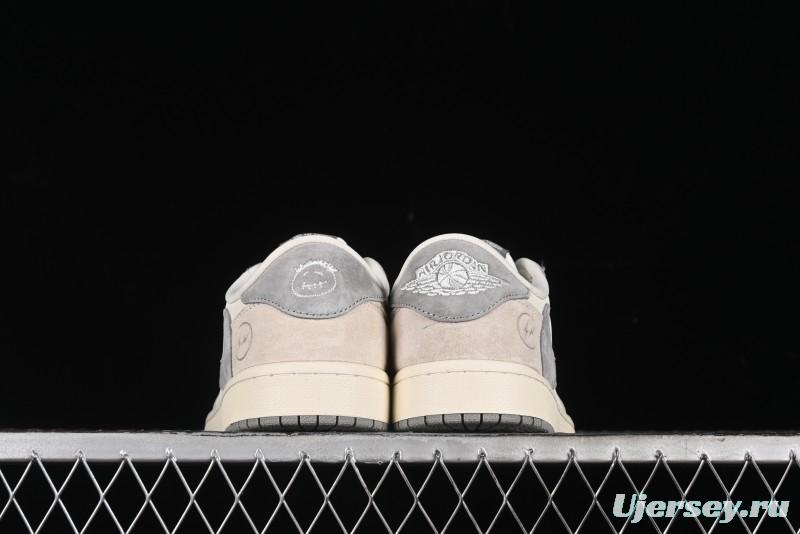 Nike Travis Scott x Fragment Design x Air Jordan 1 Low OG SP Sneakers - JH6088-612