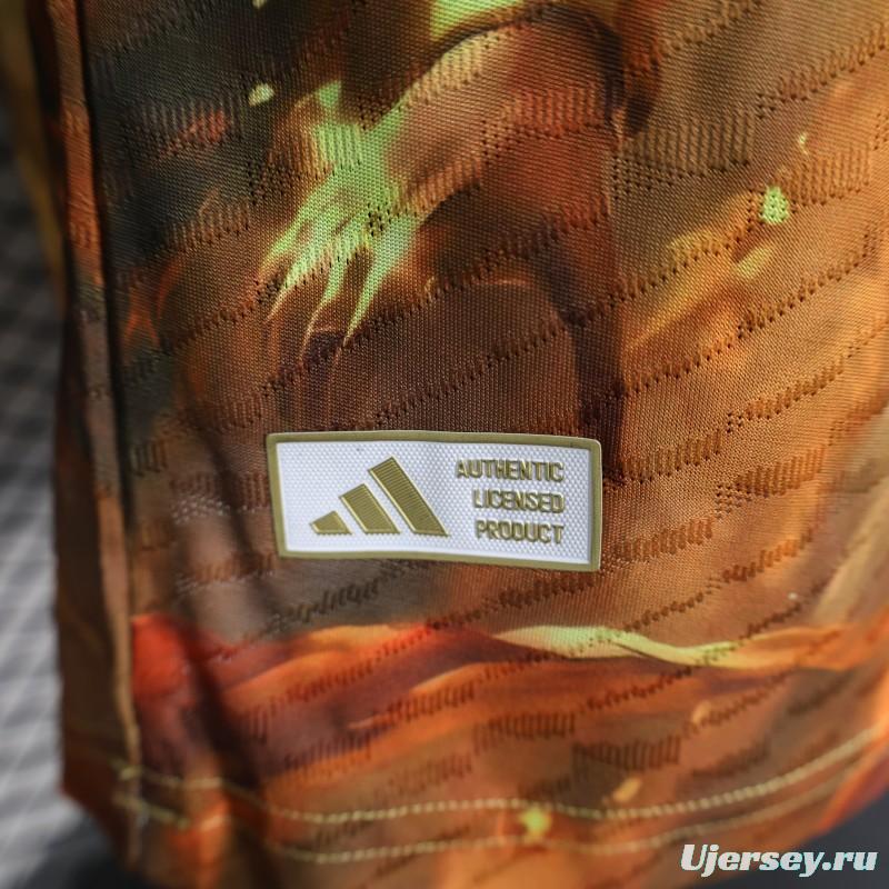 Player Version 25/26 Real Madrid Gold with Phoenix NA ZHA Jersey