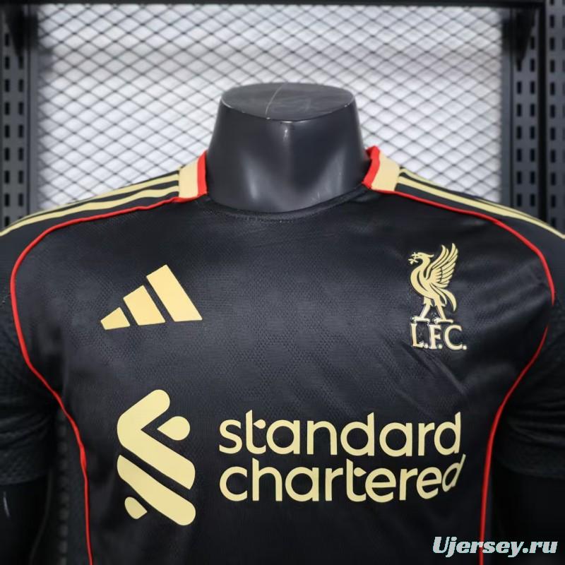 Player Version 25/26 Liverpool Third Black Jersey