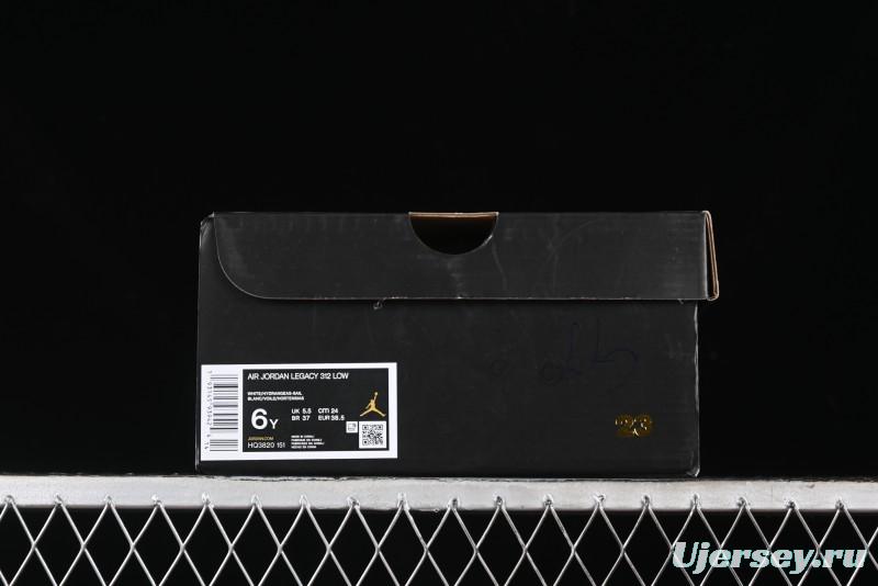 Nike Air Jordan Legacy 312 Low Sneakers with Velcro Strap and Triple Design Fusion - HQ3820-151