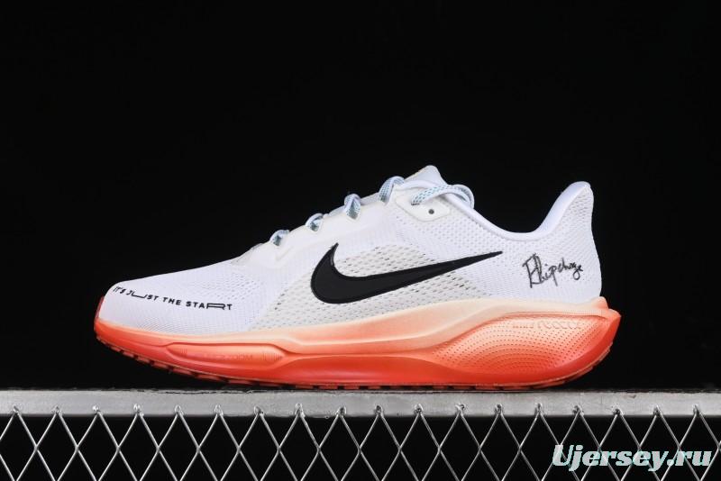 Nike Air Zoom Pegasus 41 Breathable Lightweight Running Shoes with Cushioned Support - HJ7037-100