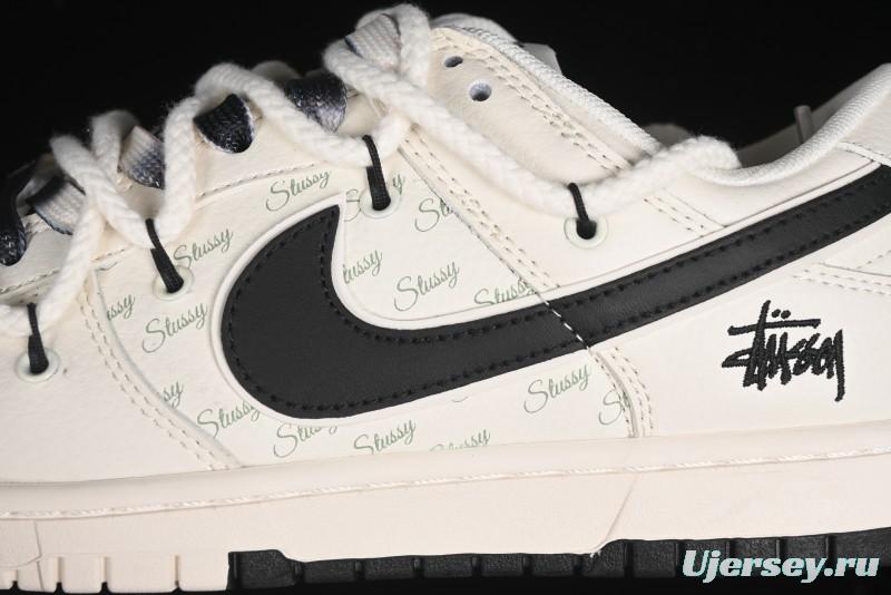 Nike SB Dunk Low Stussy Anniversary Custom Low-Top Casual Skate Shoes - SJ2068-297