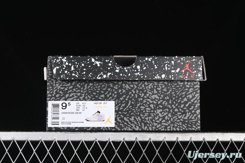 Nike Jordan Spizike Low AJ Hybrid Element All Black Crackle Color Casual Sneakers - HQ1191-011