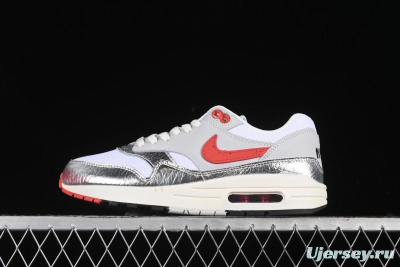 Nike Air Max 1 Retro Running Shoes with Half-Sole Air Cushion - HF7746-100