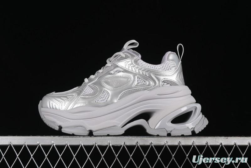 GG-CC Platform Sneakers with Chunky Sole for Casual Wear and Running - G24X9833