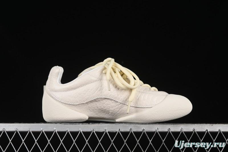Alexander McQueen Flexion Retro Sneakers in Off-White with Anatomical Design and Split Sole - 2024s