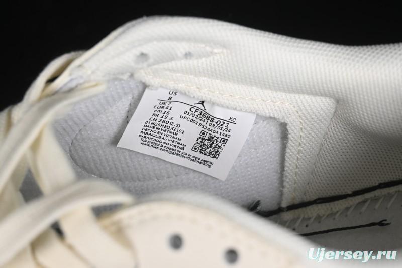 Nike Travis Scott x Fragment Design x Air Jordan 1 Low OG SP AJ1 Low Top Casual Sneakers - CF3688-030