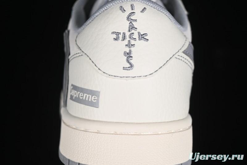 Nike Travis Scott x Fragment Design x Air Jordan 1 Low OG SP AJ1 Supreme Collaboration - XZ2268-003