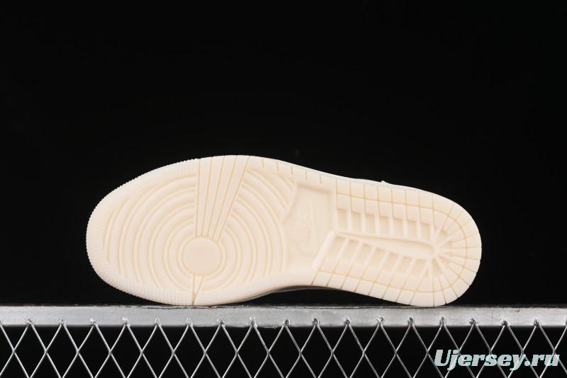 Nike Travis Scott x Fragment Design x Air Jordan 1 Low OG SP AJ1 Burberry Collaboration - BB6588-313