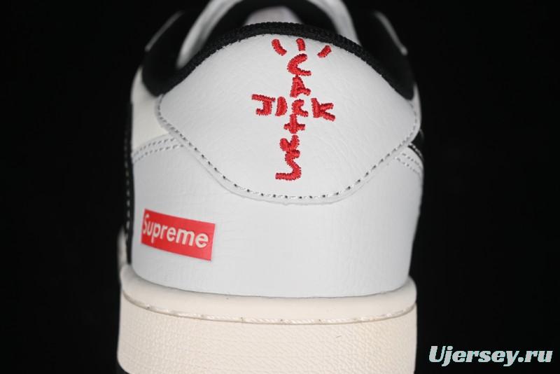 Nike Travis Scott x Fragment Design x Air Jordan 1 Low OG SP AJ1 Supreme Collaboration - Mist Blue Low-top Casual Sneakers - SJ2068-119