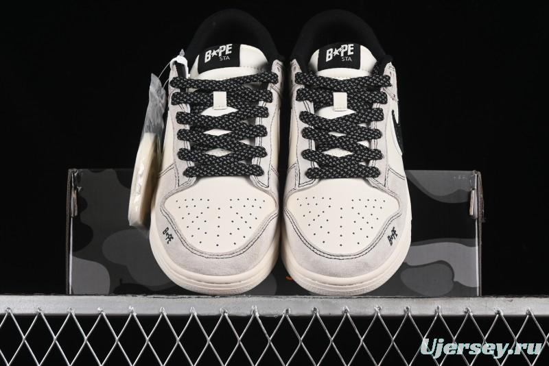 Nike SB Dunk Low Supreme x Bape Anniversary Custom Sneakers - MM1089-017