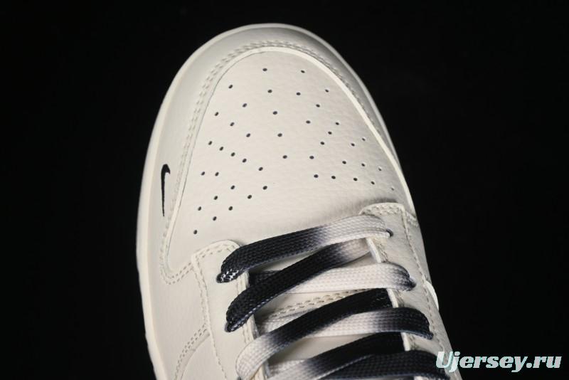 Nike SB Dunk Low Supreme Collaboration - Double Swoosh Dual Color Anniversary High-End Custom Low-Top Casual Skate Shoes - BB8675-112