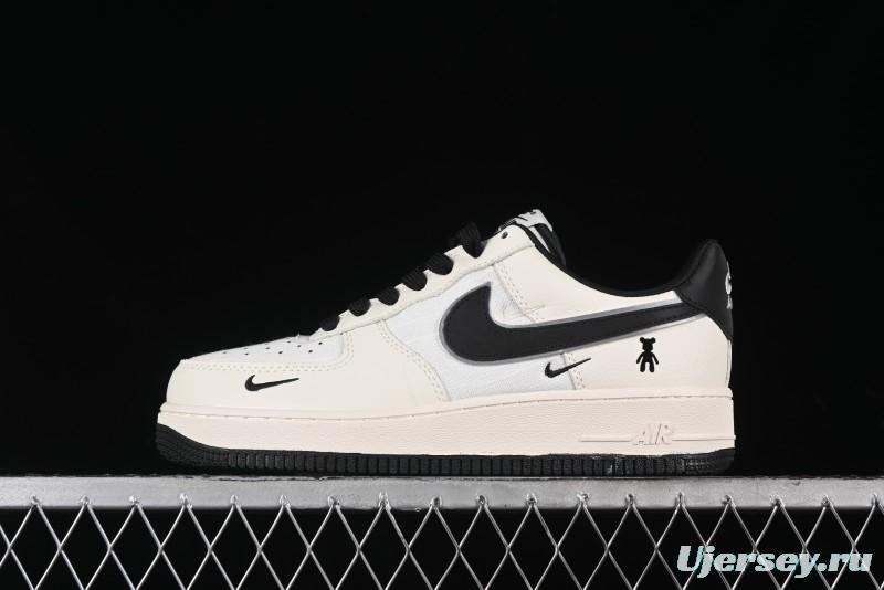 Nike Air Force 1 '07 Low Casual Sneakers with Violent Bear Collaboration - KK1988-006