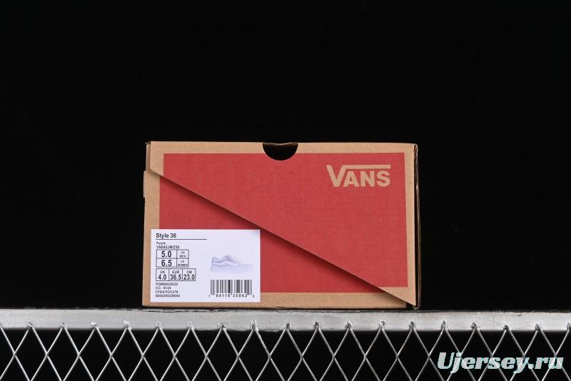 Vans Caldrone Chunky Low-Top Casual Sneakers in Lilac Purple - VN0A5JMIZS0