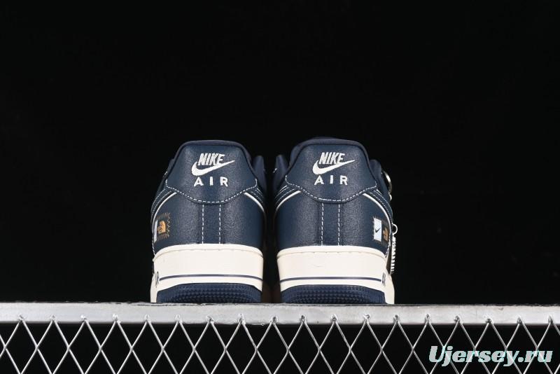 Nike Air Force 1 '07 Low The North Face x CDG Dark Blue Casual Sneakers - KK1988-014