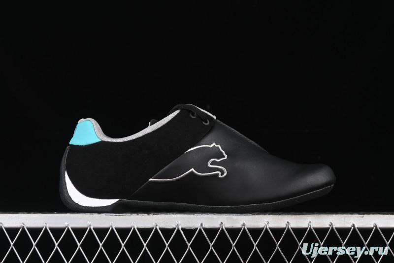 Puma Sparco Future Round Toe Lace-Up Low-Top Lifestyle Casual Shoes in Leather and Fabric - 308155-01