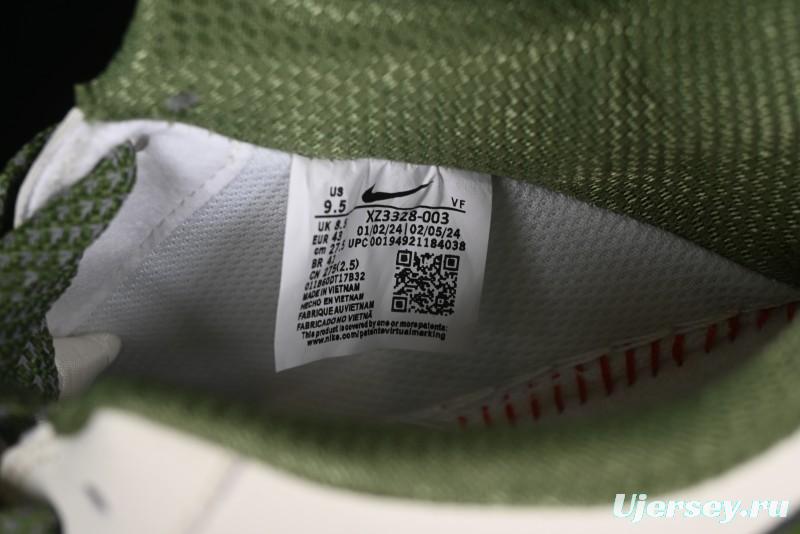 Nike Air Force 1'07 Low Stussy Collaboration - White Mint Green Low-Top Casual Sneakers - XZ3328-003