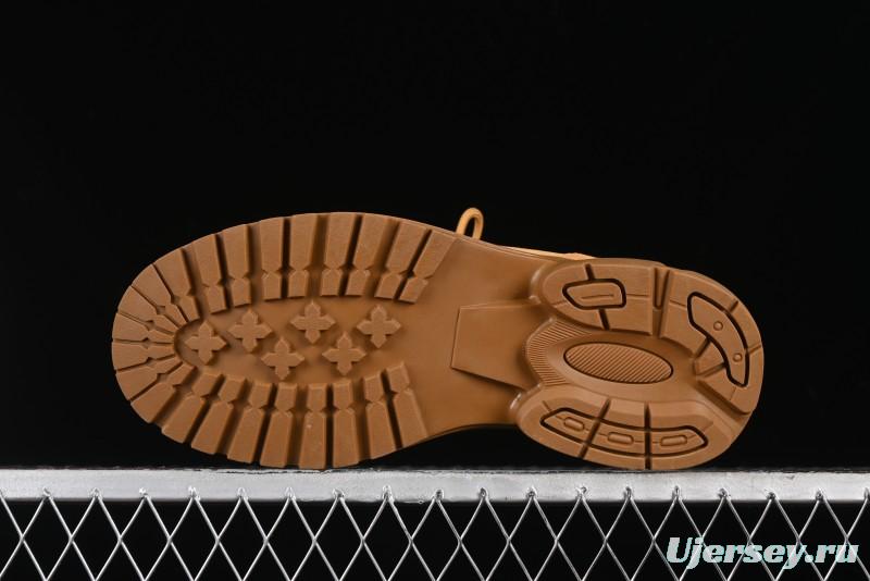 Timberland Outdoor Mid-Top Casual Martin Boots with Premium Italian Suede Leather - TB10059YELLOW