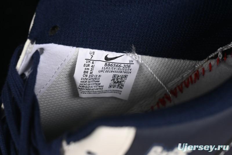 Nike Air Force 1 '07 Low Bape Collaboration - Deep Blue Grey Low-Top Casual Sneakers BB6566-206