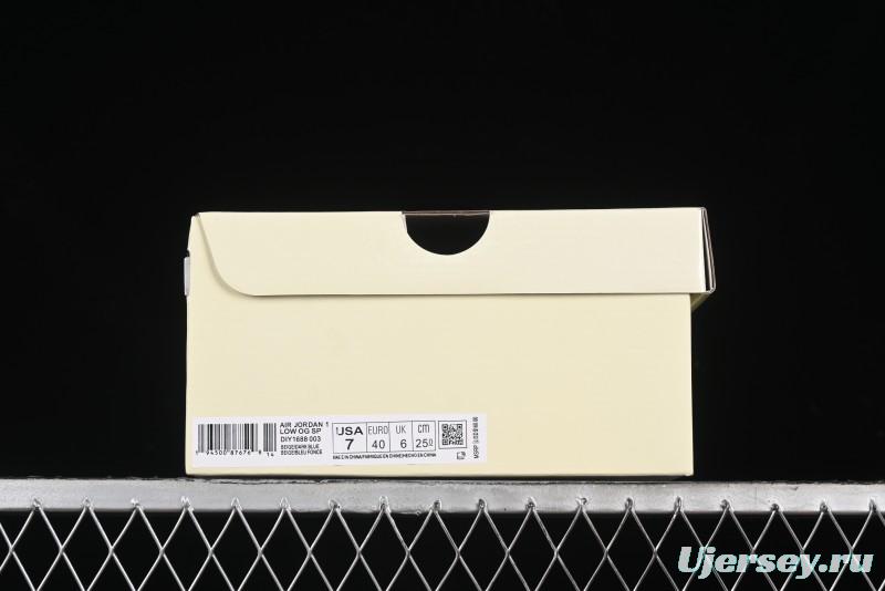 Nike Travis Scott x Fragment Design x Air Jordan 1 Low OG SP AJ1 - DIY1688-0