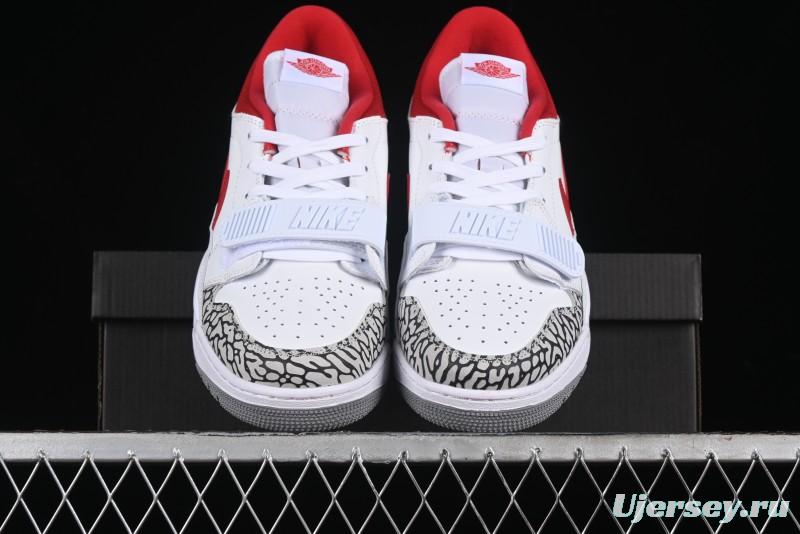 Nike Air Jordan Legacy AJ312 Low Sneakers with Triple Strap Design - FQ7827-106