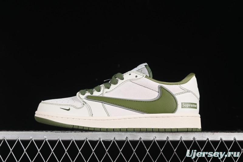 Nike Travis Scott x Fragment Design x Air Jordan 1 Low OG SP AJ1 Supreme Collaboration - XZ2268-002