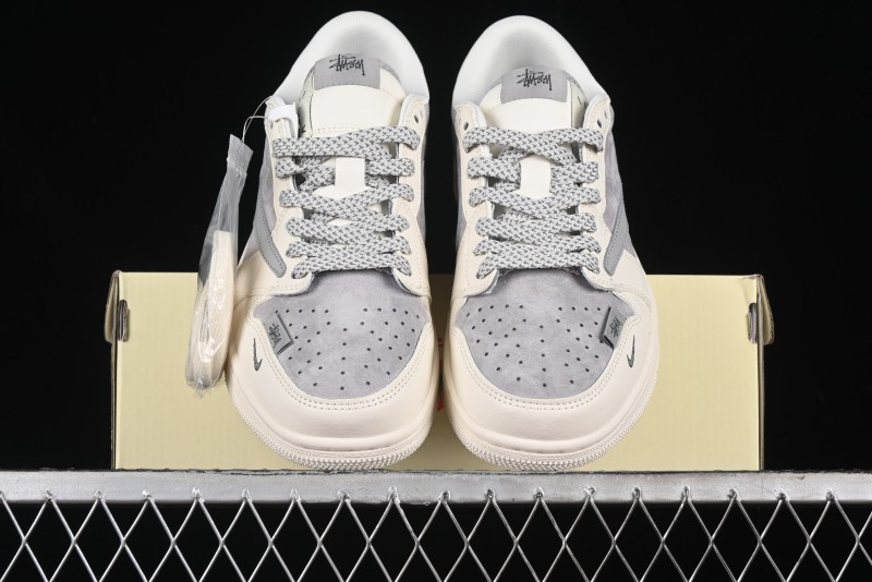 Nike Travis Scott x Fragment Design x Air Jordan 1 Low OG SP AJ1 Retro Sneakers - SJ2068-130