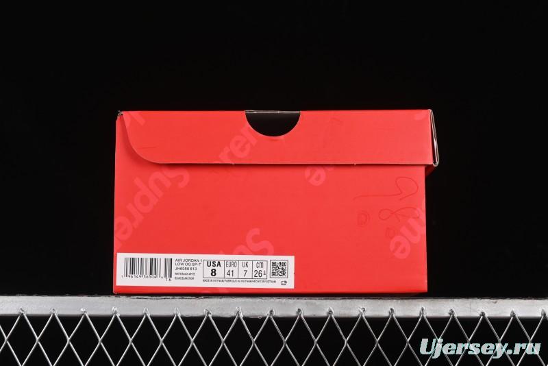 Nike Travis Scott x Fragment Design x Air Jordan 1 Low OG SP AJ1 Supreme Collaboration - JH6088-613