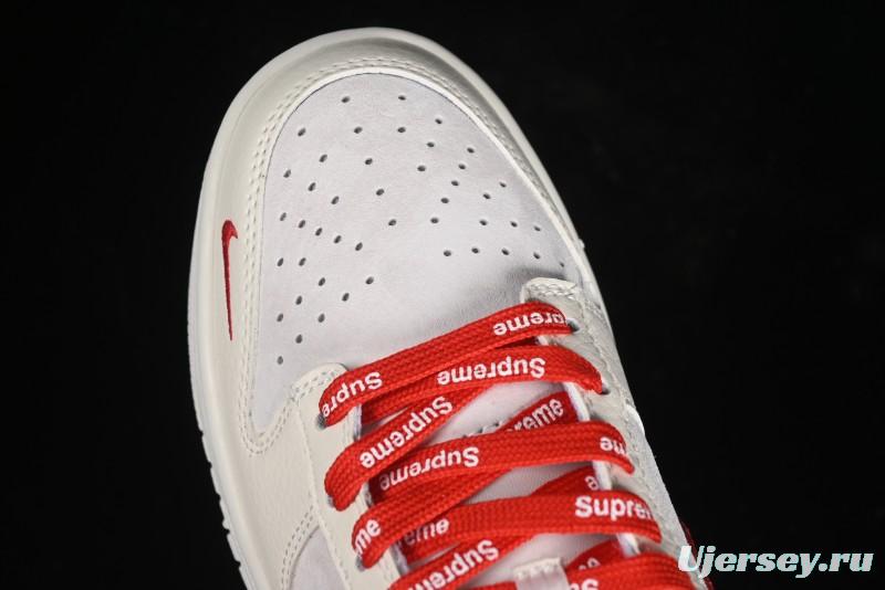 Nike SB Dunk Low Supreme Collaboration - Anniversary Edition Customized Low-Top Casual Skate Shoes - KK1333-002