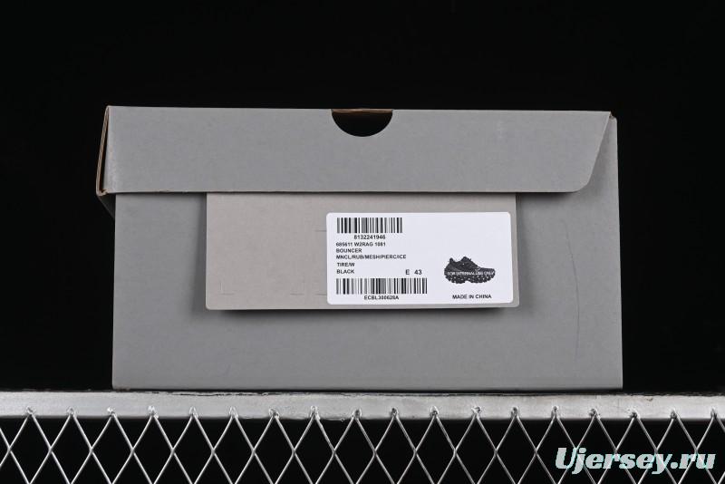 Balenciaga Defender Rubber Platform Sneakers Low-Top Combat Outdoor Shoes with Studded Design and Exaggerated Tire Tread Sole - W2RAG1081