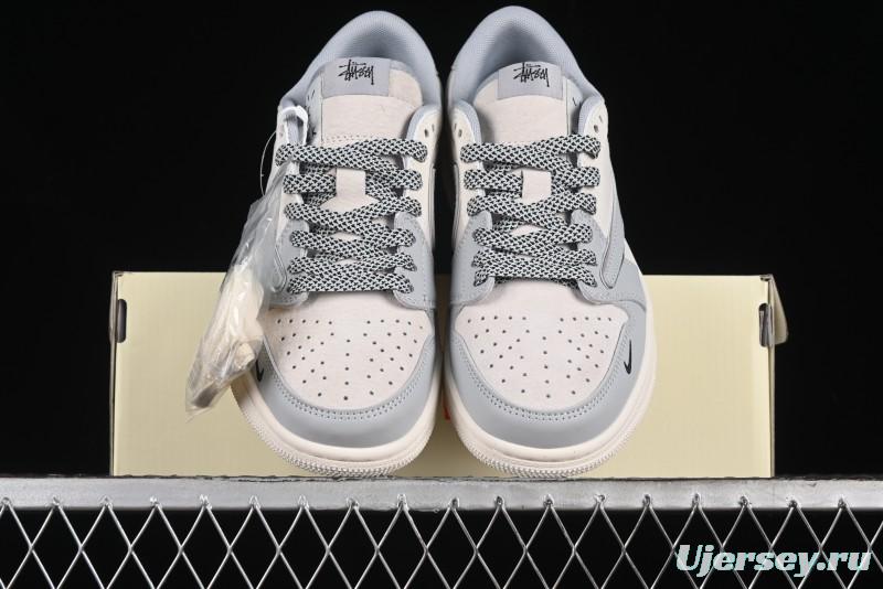 Nike Travis Scott x Fragment Design x Air Jordan 1 Low OG SP AJ1 Retro Sneakers - SJ2068-122