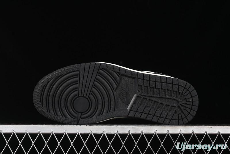 Nike Travis Scott x Fragment Design x Air Jordan 1 Low OG SP AJ1 Supreme Collaboration - Mist Blue Low-top Casual Sneakers - SJ2068-119