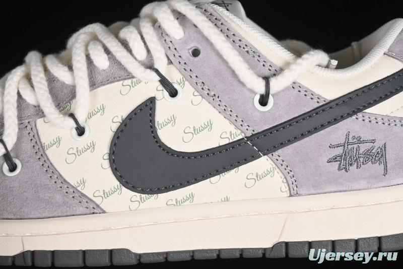 Nike SB Dunk Low Stussy Anniversary Custom Low-Top Casual Skate Shoes - SJ2068-295