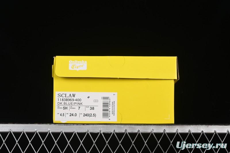 Onitsuka Tiger Sclaw Comfortable Versatile Slip-Resistant Low-Top Lifestyle Sneakers - 1183B969-400