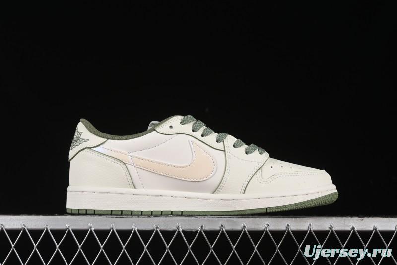 Nike Travis Scott x Fragment Design x Air Jordan 1 Low OG SP AJ1 Retro Sneakers - DM7866-017