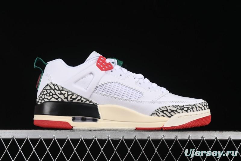 Nike Jordan Spizike Low AJ Retro Sneakers with Elephant Print and Multi-Element Design - 315371-125