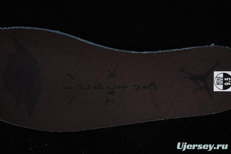 Nike Travis Scott x Air Jordan 1 Low OG AJ1 Collaboration Reverse Swoosh Sneakers - DM7866-202