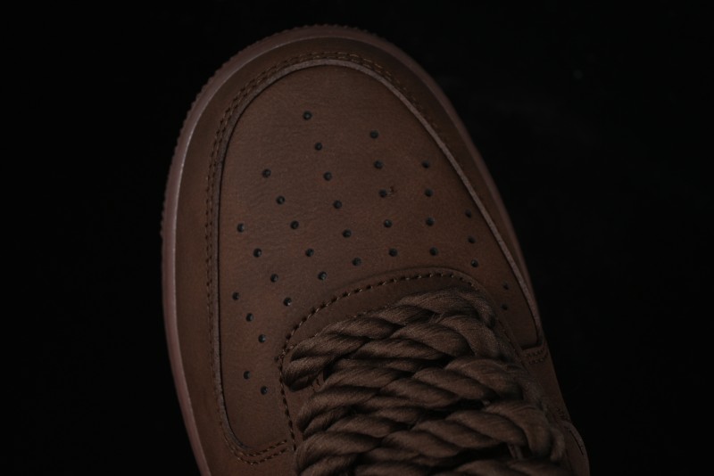 Nike Air Force 1 '07 Low Customized Hemp Rope Casual Sneakers - CW2288-111