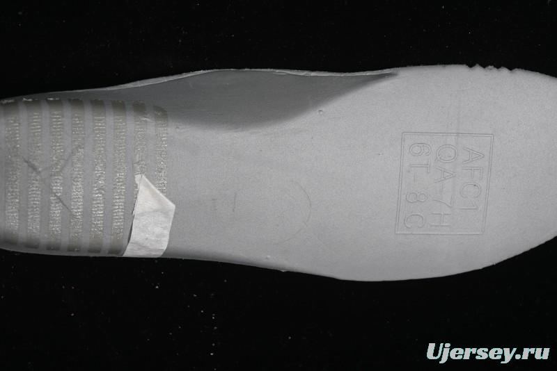 Nike Air Force 1 '07 Mid Light Blue Hand-Painted Cracked Three Stripes Shadow Mid-Top Casual Sneakers - CW2289-111