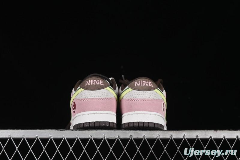Nike Dunk Low 85 Double Swoosh Series Year of the Snake SB Low-Top Casual Skate Shoes - HV1799-161