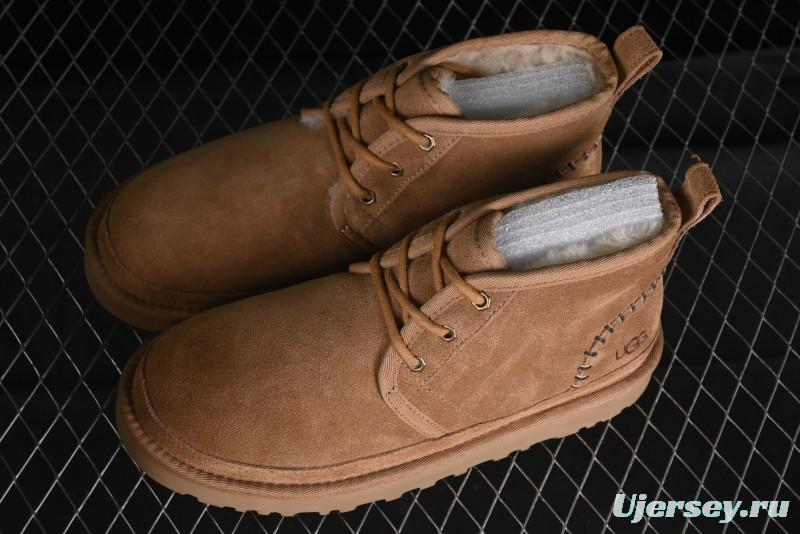 UGG Neumel Moc Ankle Boots in Chestnut Suede with Premium Comfort - 1153631