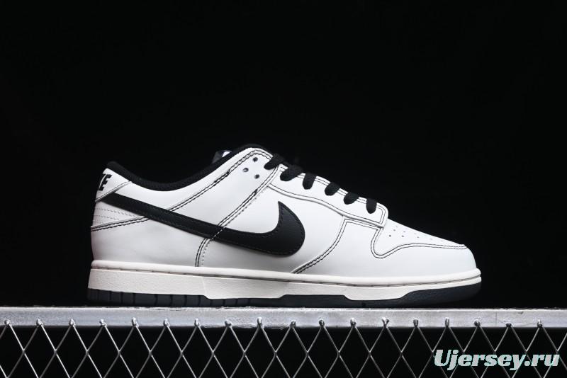 Nike Dunk Low Retro Panda Oxidized Vintage High Street Casual Sneakers - DD1391-100